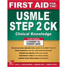 First Aid for the USMLE Step 2 CK 10th edition (Colored)
